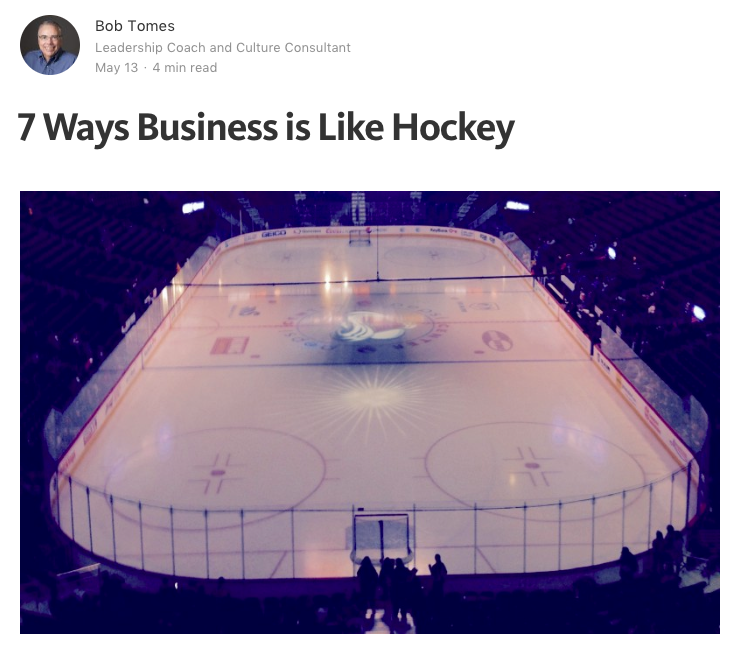 7 Ways Business is Like Hockey